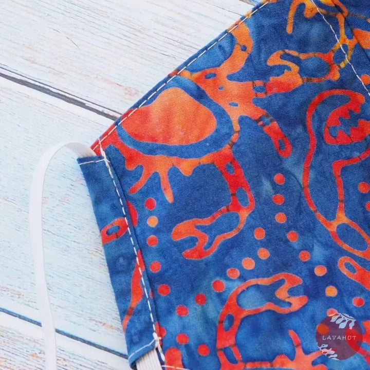 Hawaiian Face Mask • Blue Ghost Crabs - Made in Hawaii