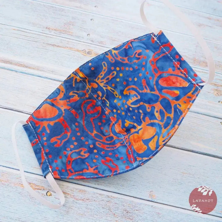 Hawaiian Face Mask • Blue Ghost Crabs - Made in Hawaii