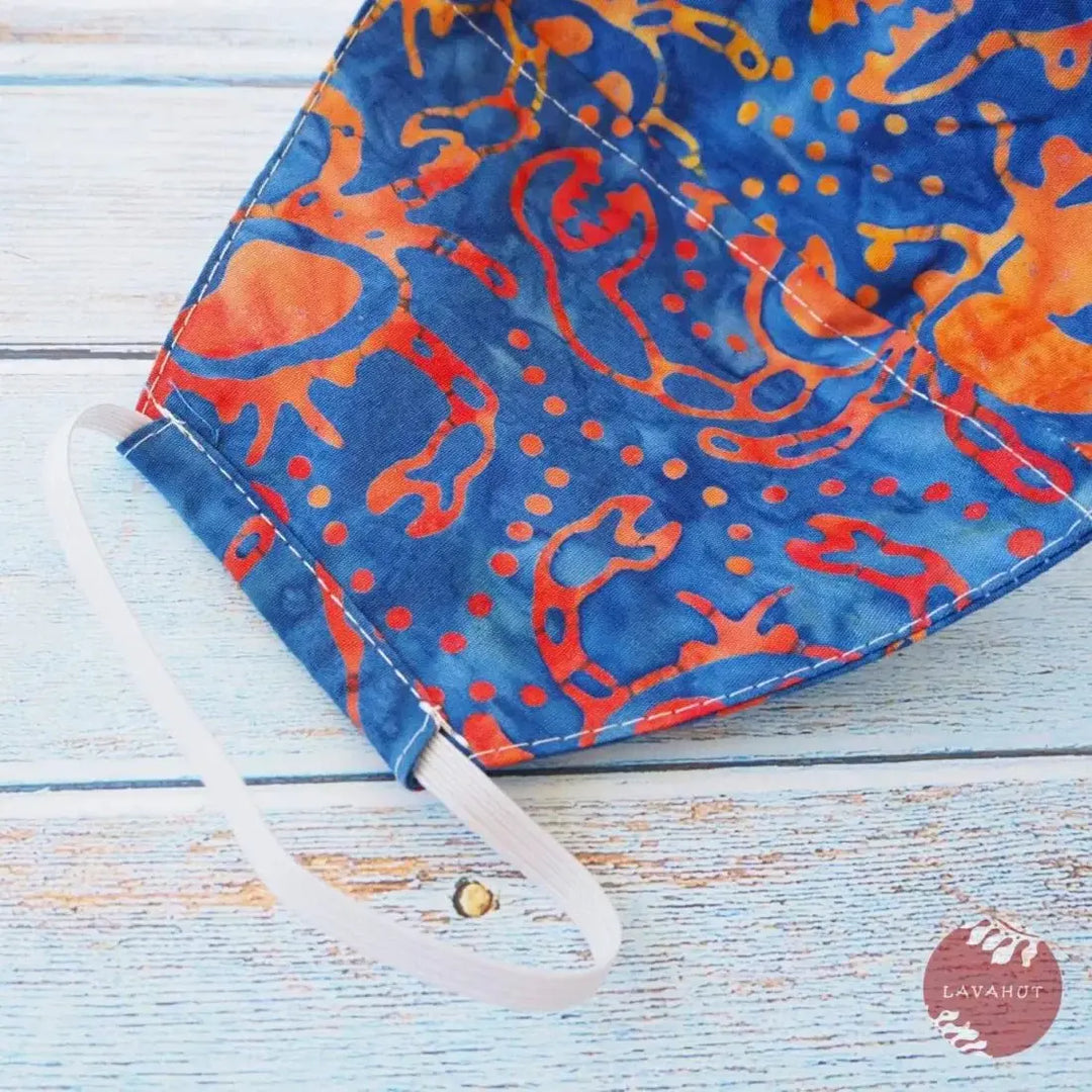 Hawaiian Face Mask • Blue Ghost Crabs - Made in Hawaii