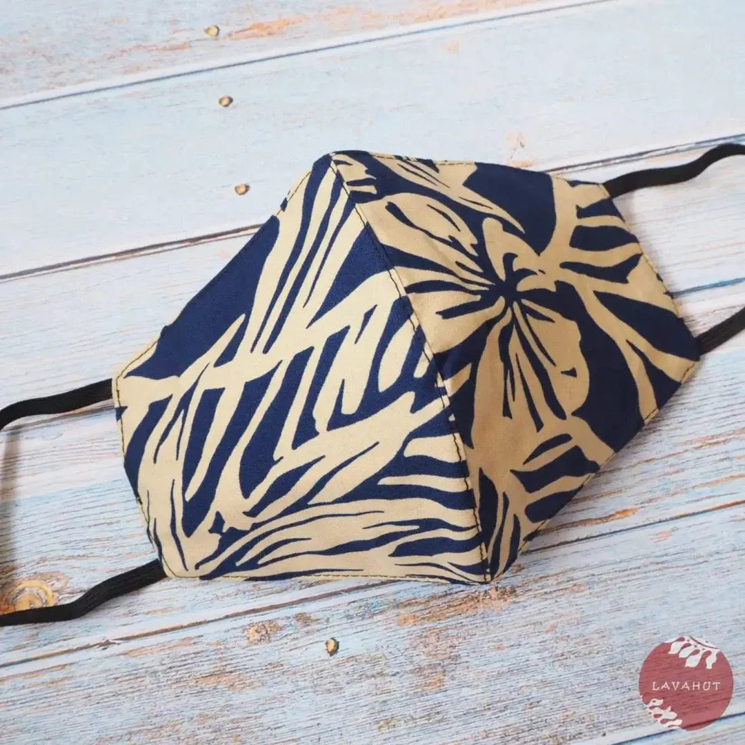 Hawaiian Face Mask • Blue Hana Hou - Made in Hawaii