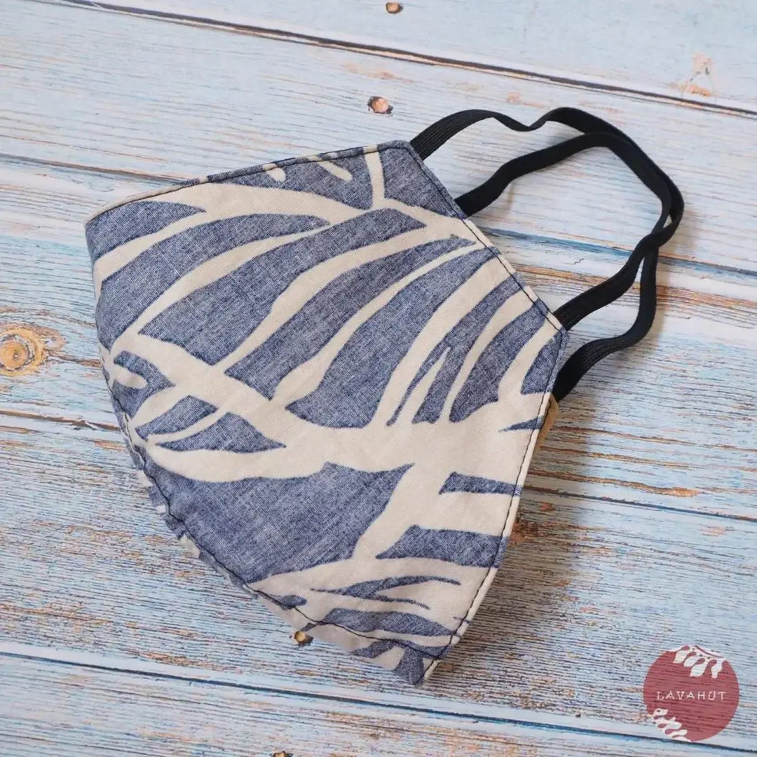 Hawaiian Face Mask • Blue Hana Hou - Made in Hawaii