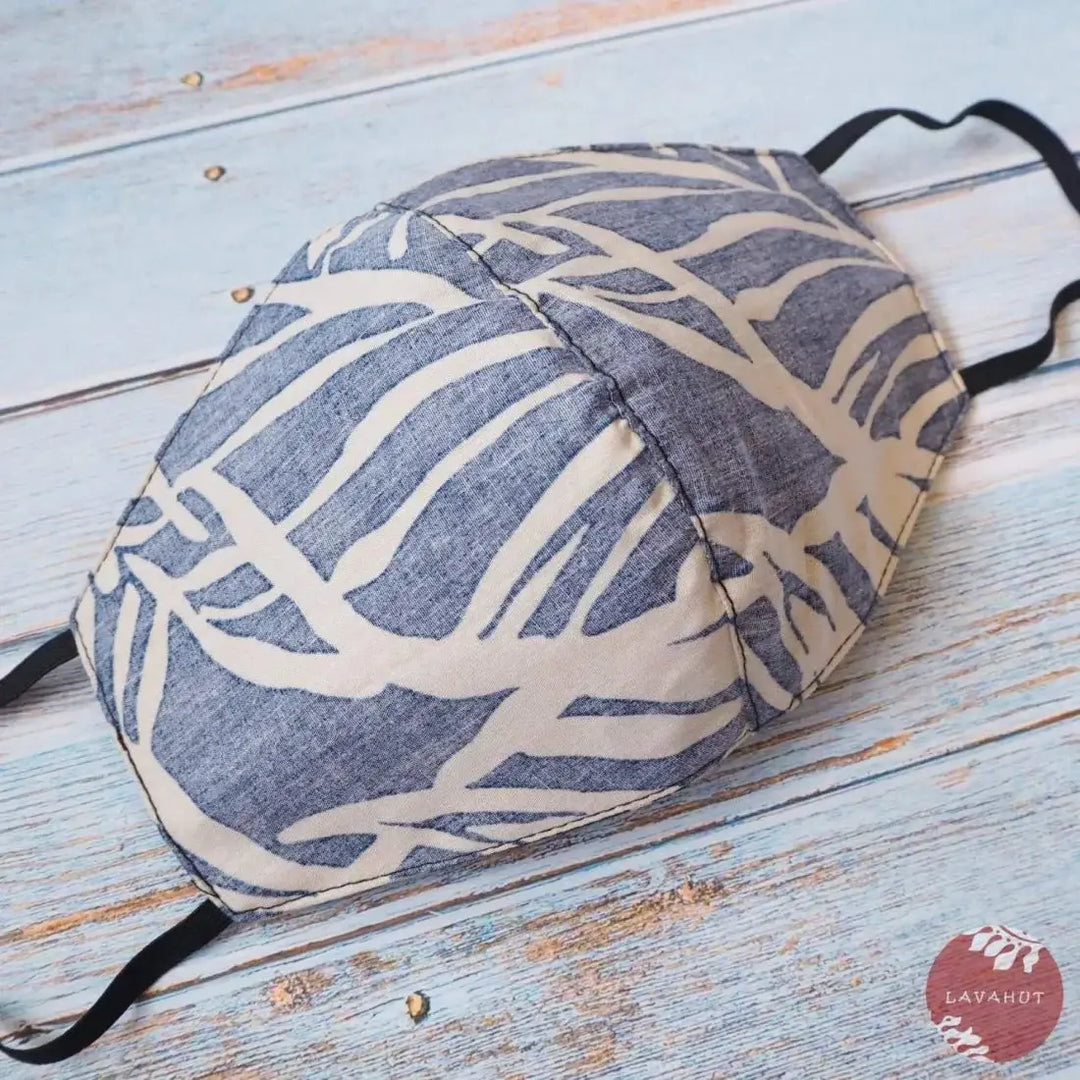 Hawaiian Face Mask • Blue Hana Hou - Made in Hawaii