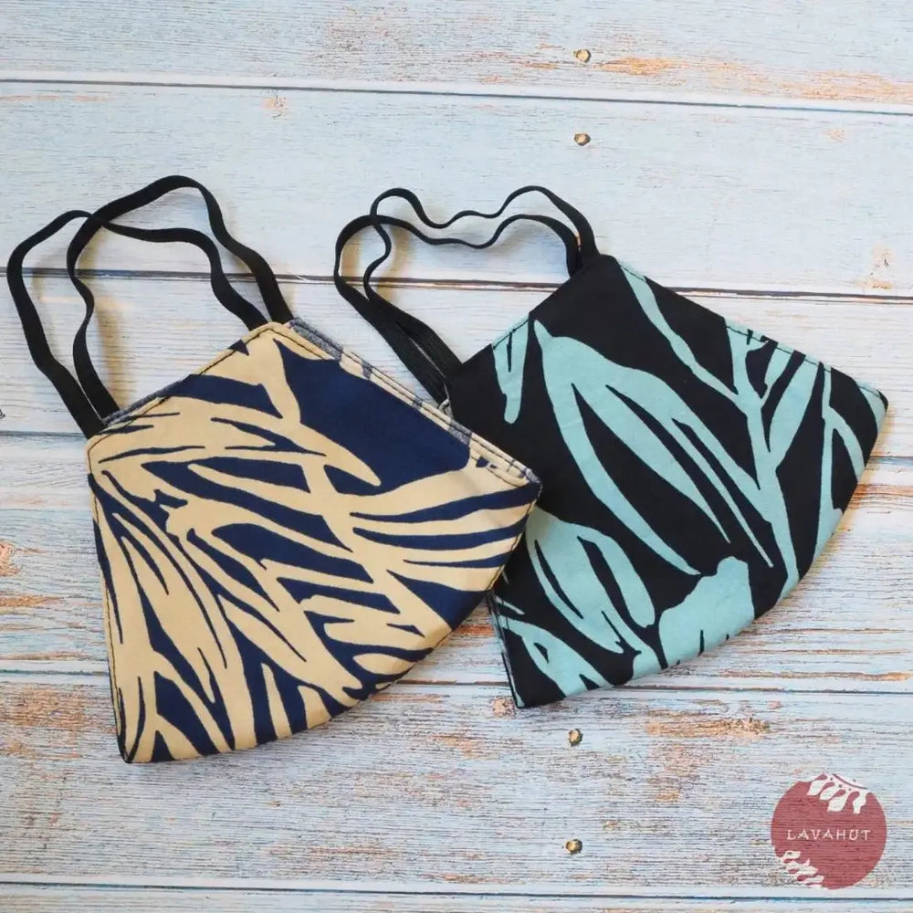 Hawaiian Face Mask • Blue Hana Hou - Made in Hawaii