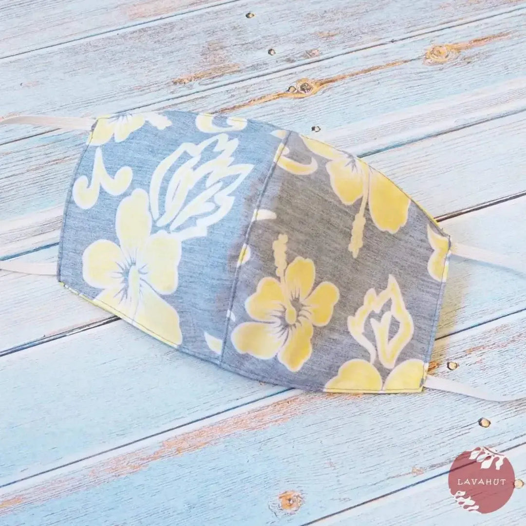 Hawaiian Face Mask • Blue Hang Loose - Made in Hawaii