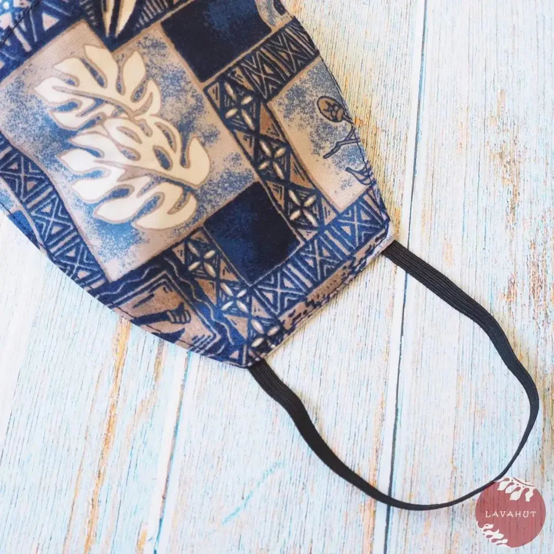 Hawaiian Face Mask • Blue He’eia - Made in Hawaii