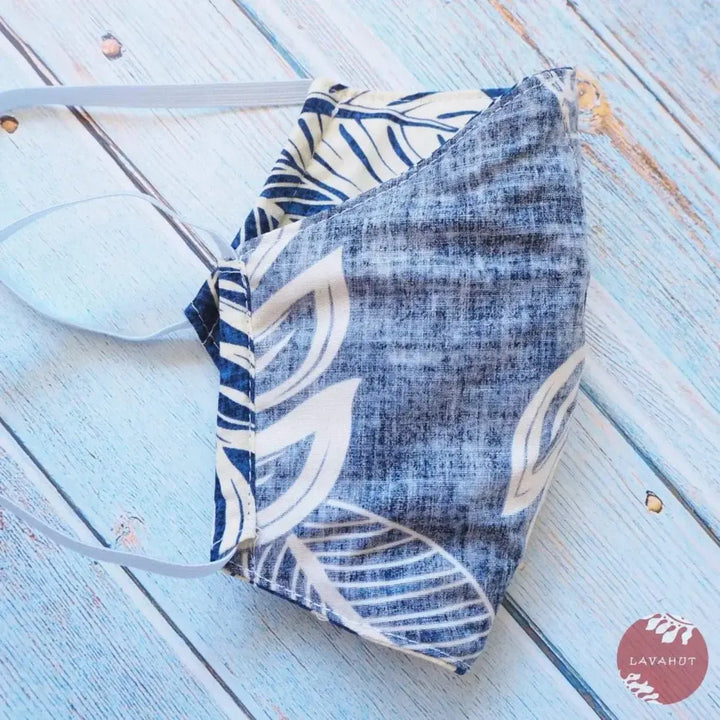 Hawaiian Face Mask • Blue Kaneohe - Made in Hawaii
