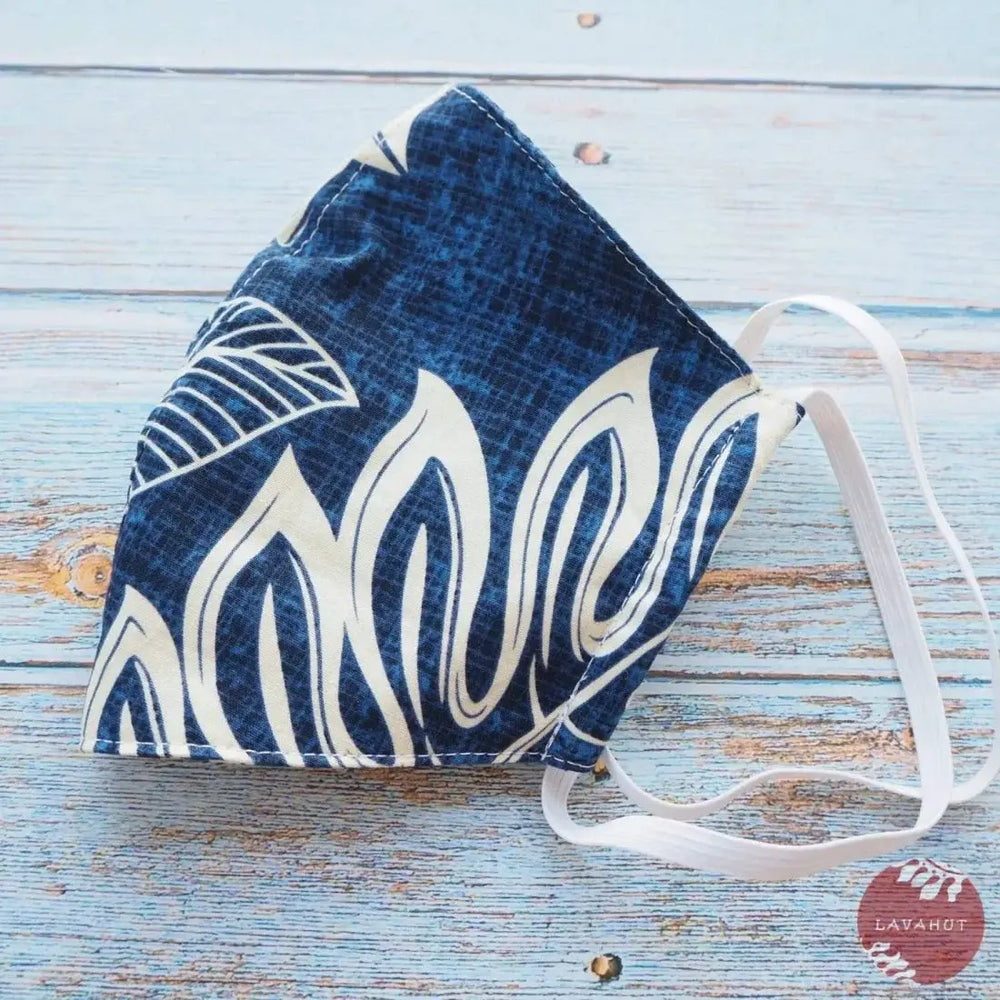 Hawaiian Face Mask • Blue Kaneohe - Made in Hawaii