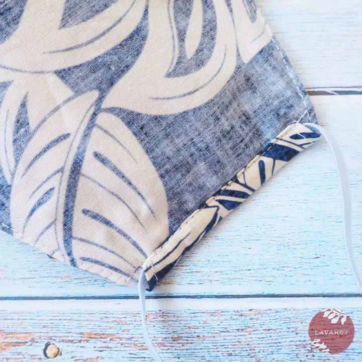 Hawaiian Face Mask • Blue Kaneohe - Made in Hawaii
