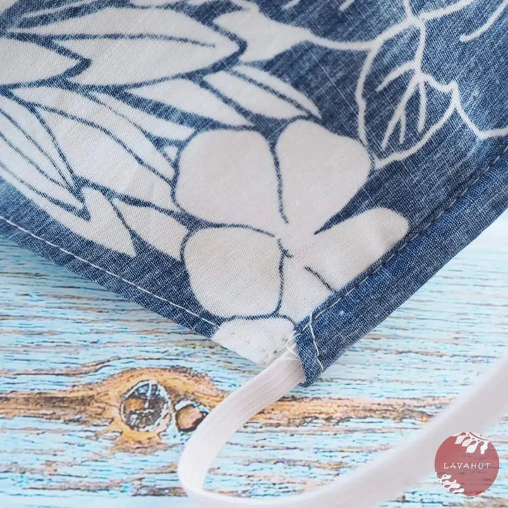 Hawaiian Face Mask • Blue Koloa - Made in Hawaii