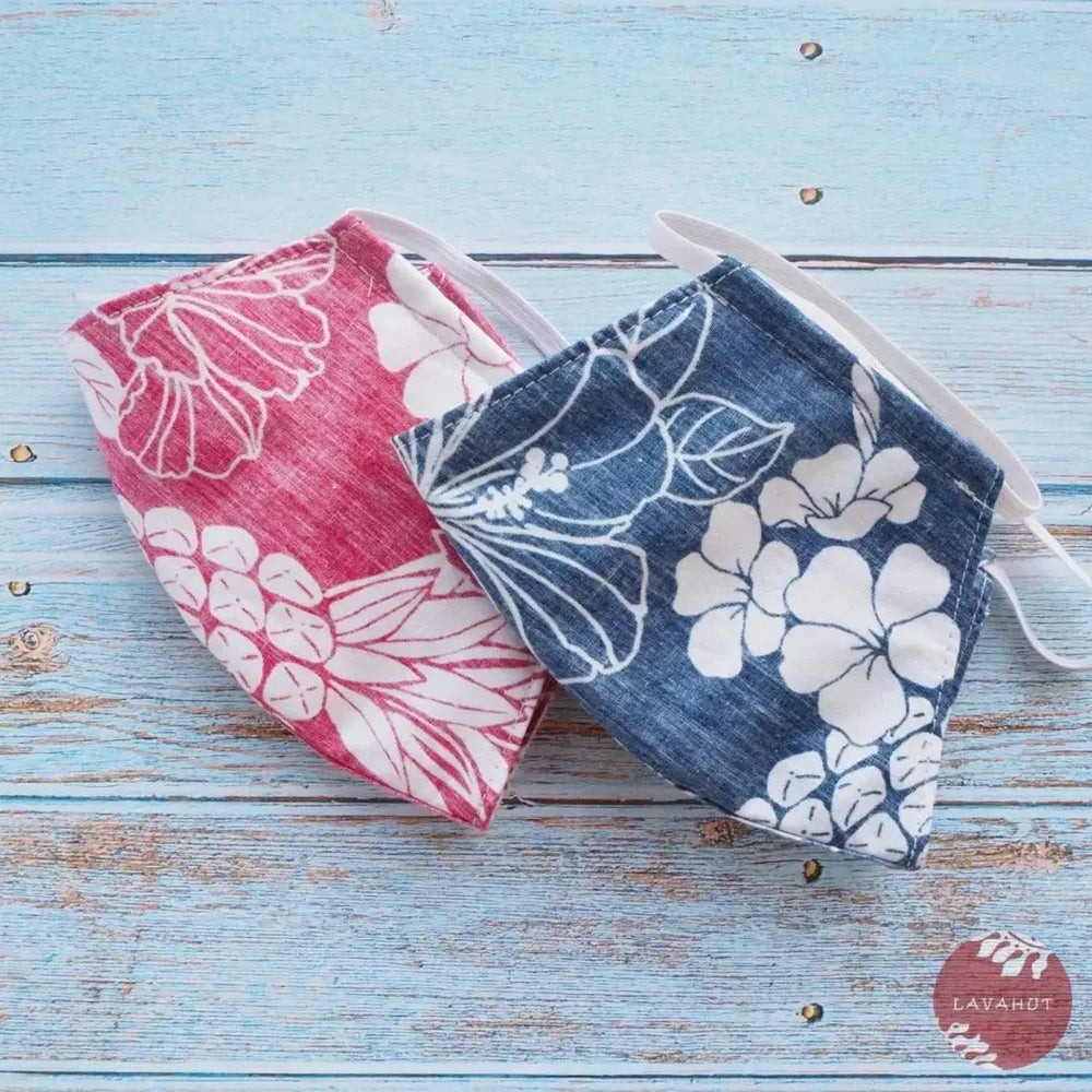 Hawaiian Face Mask • Blue Koloa - Made in Hawaii