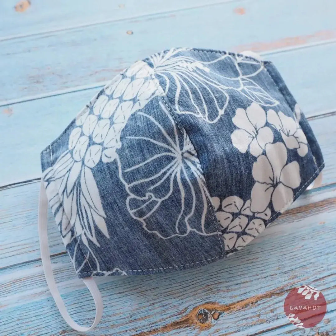 Hawaiian Face Mask • Blue Koloa - Made in Hawaii