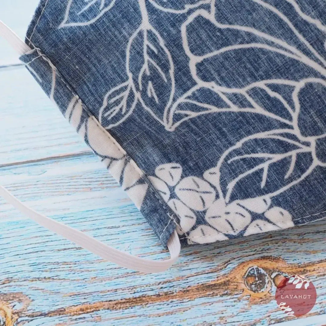 Hawaiian Face Mask • Blue Koloa - Made in Hawaii