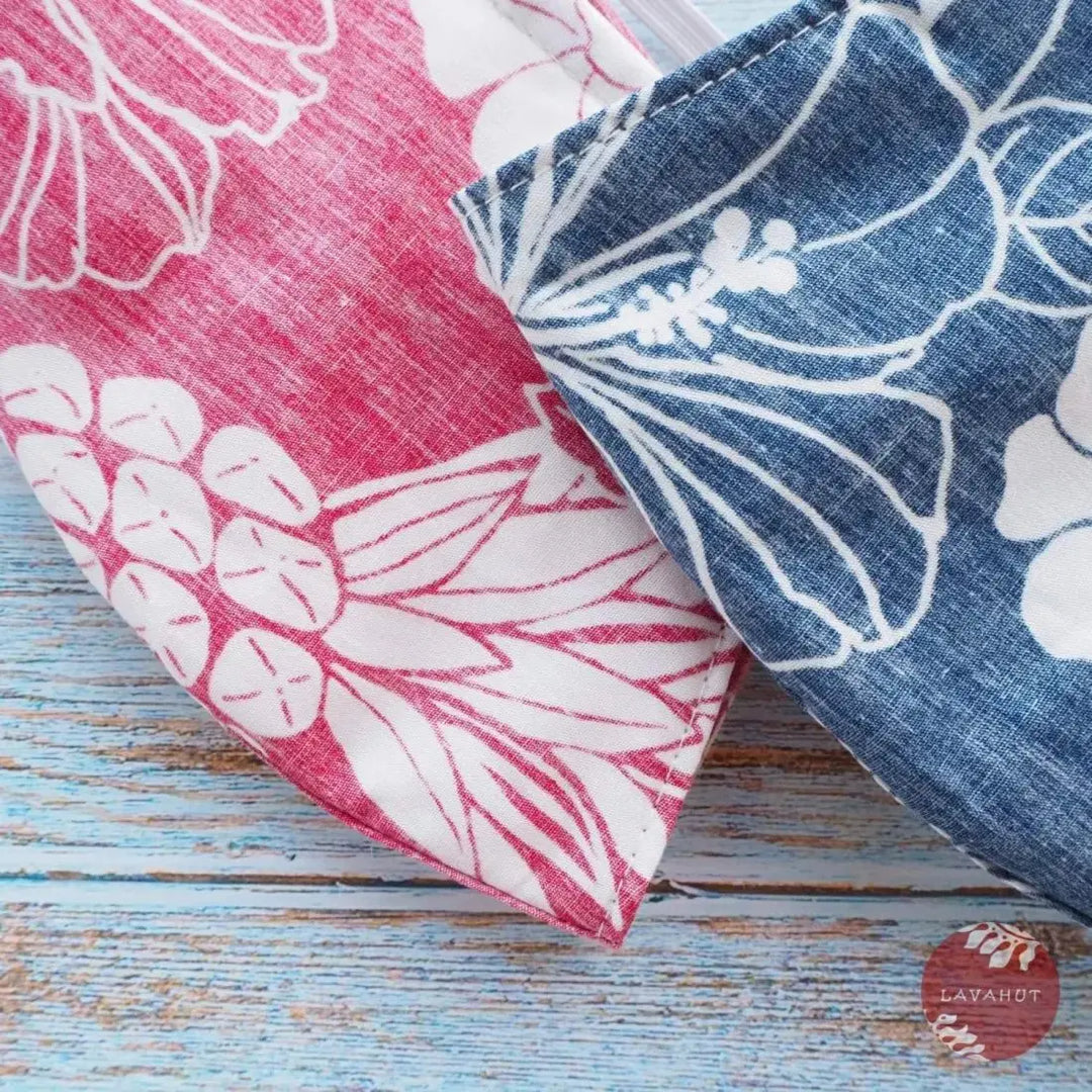 Hawaiian Face Mask • Blue Koloa - Made in Hawaii