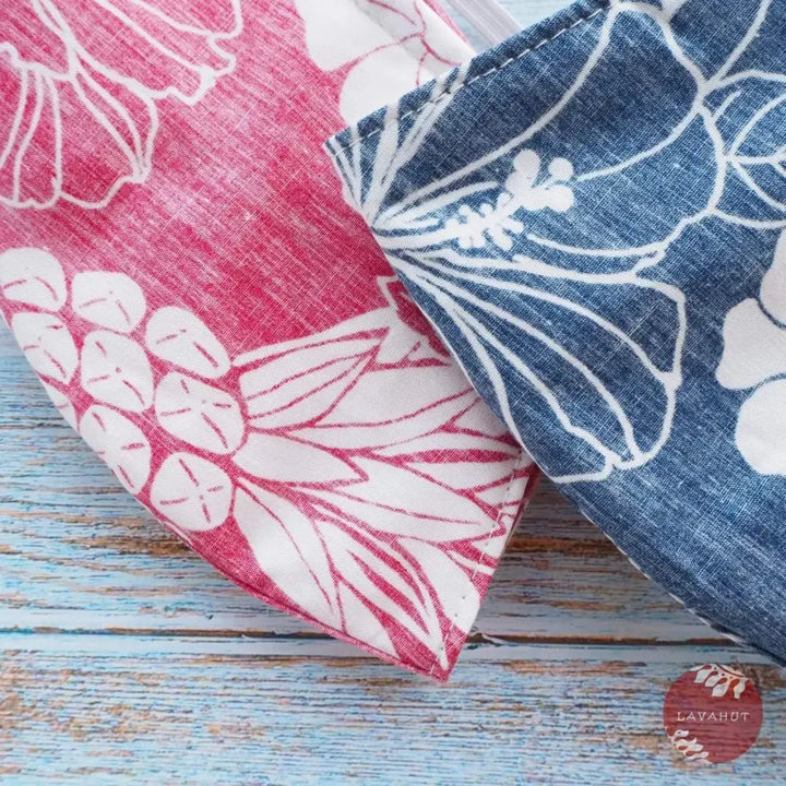 Hawaiian Face Mask • Blue Koloa - Made in Hawaii