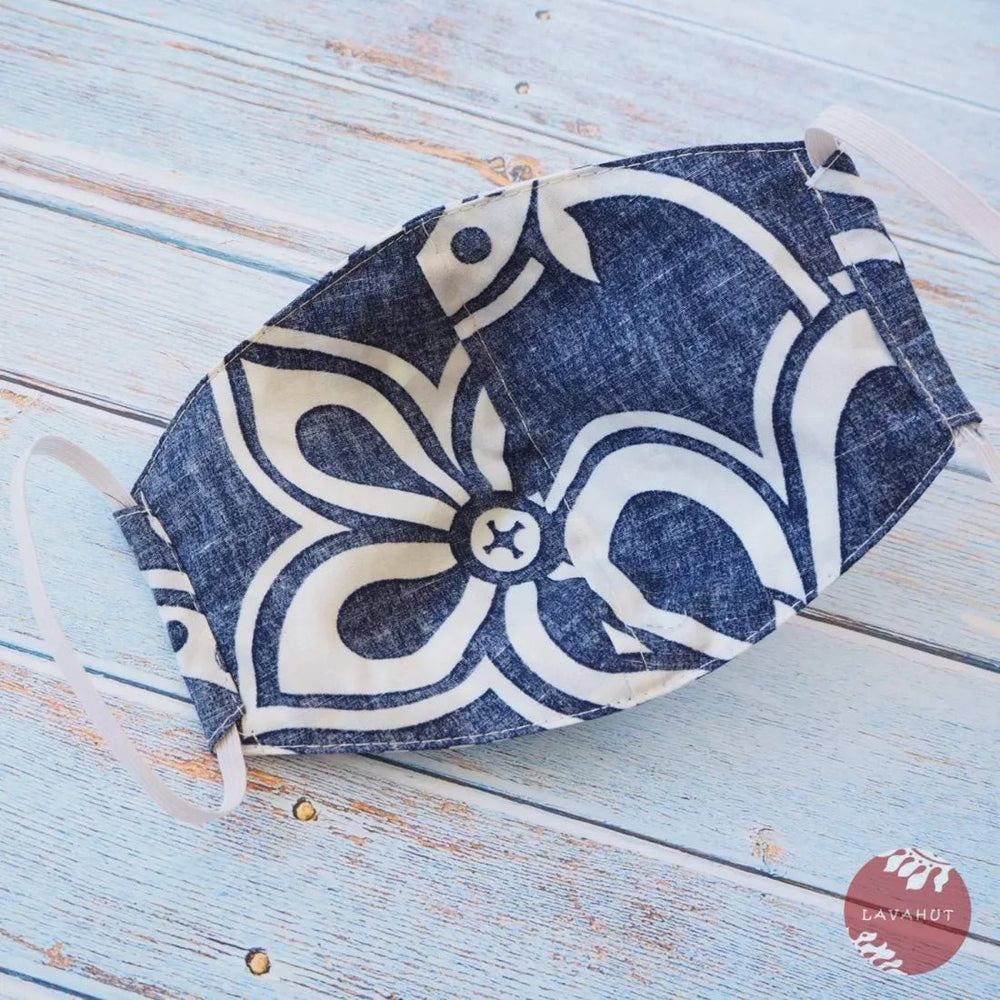 Hawaiian Face Mask • Blue Kona – Authentic Hawaiian Face Mask by Lavahut