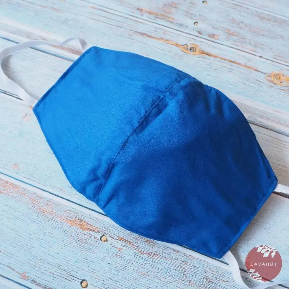 Hawaiian Face Mask • Blue Monstera Cereus - Made in Hawaii