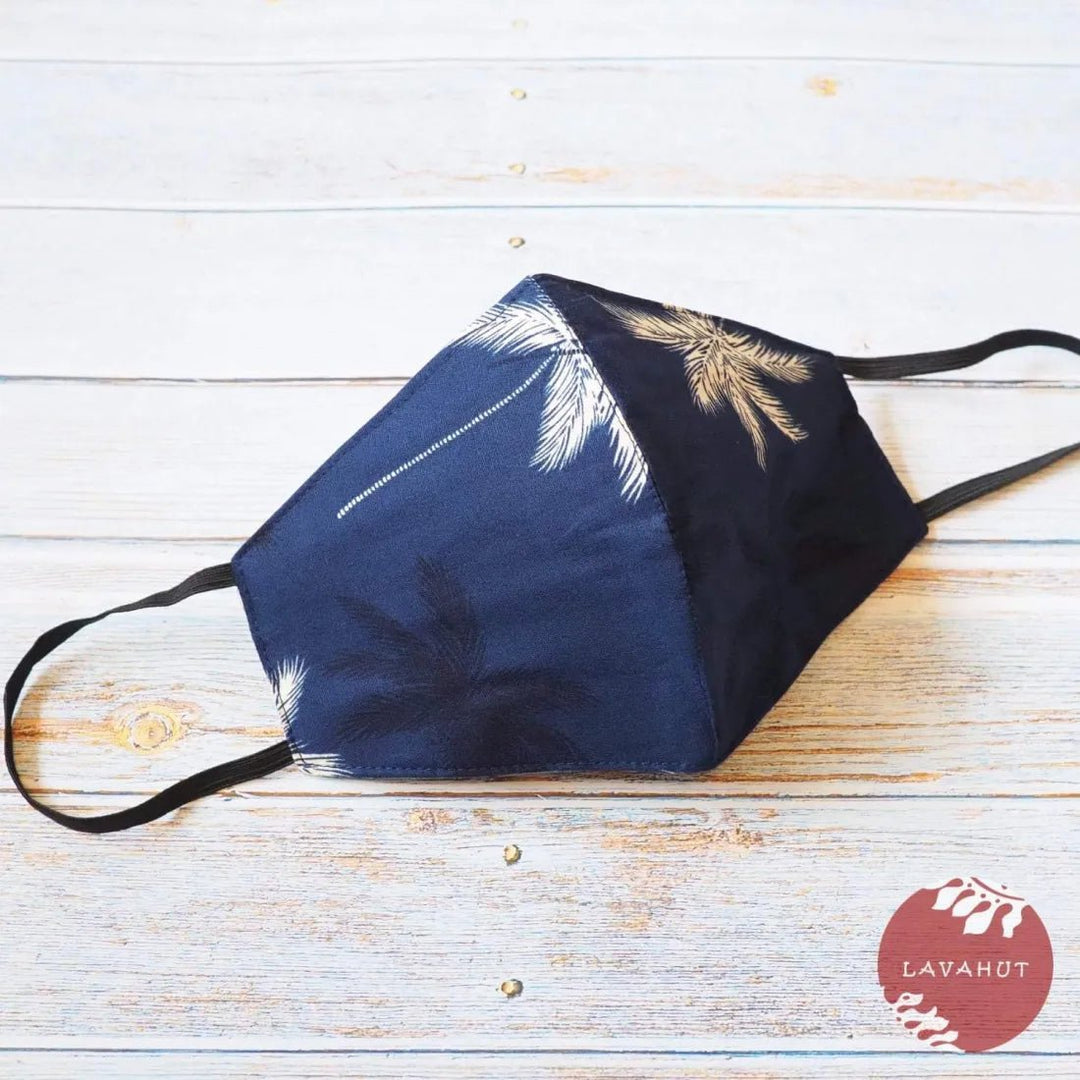 Hawaiian Face Mask • Blue Palm Beach – Authentic Hawaiian Face Mask by Lavahut