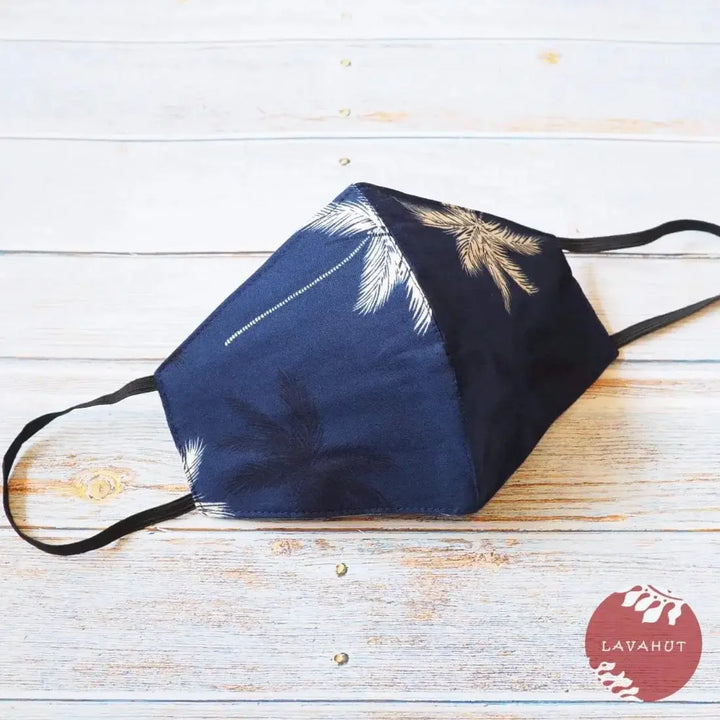 Hawaiian Face Mask • Blue Palm Beach - Made in Hawaii