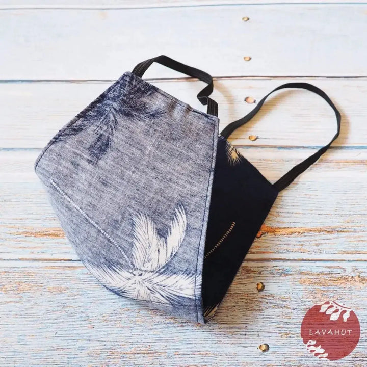 Hawaiian Face Mask • Blue Palm Beach - Made in Hawaii