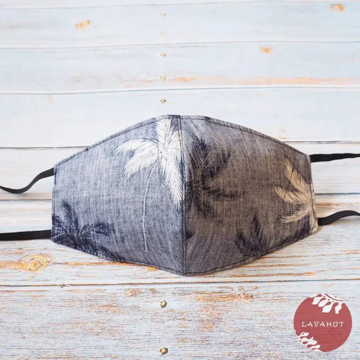 Hawaiian Face Mask • Blue Palm Beach - Made in Hawaii
