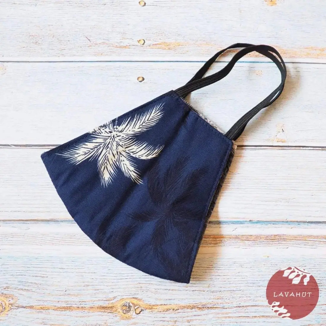 Hawaiian Face Mask • Blue Palm Beach - Made in Hawaii