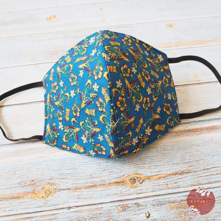 Hawaiian Face Mask • Blue Waikiki – Authentic Hawaiian Face Mask by Lavahut