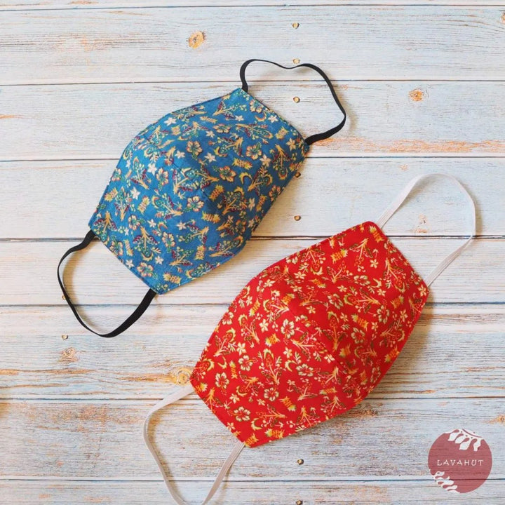 Hawaiian Face Mask • Blue Waikiki – Authentic Hawaiian Face Mask by Lavahut