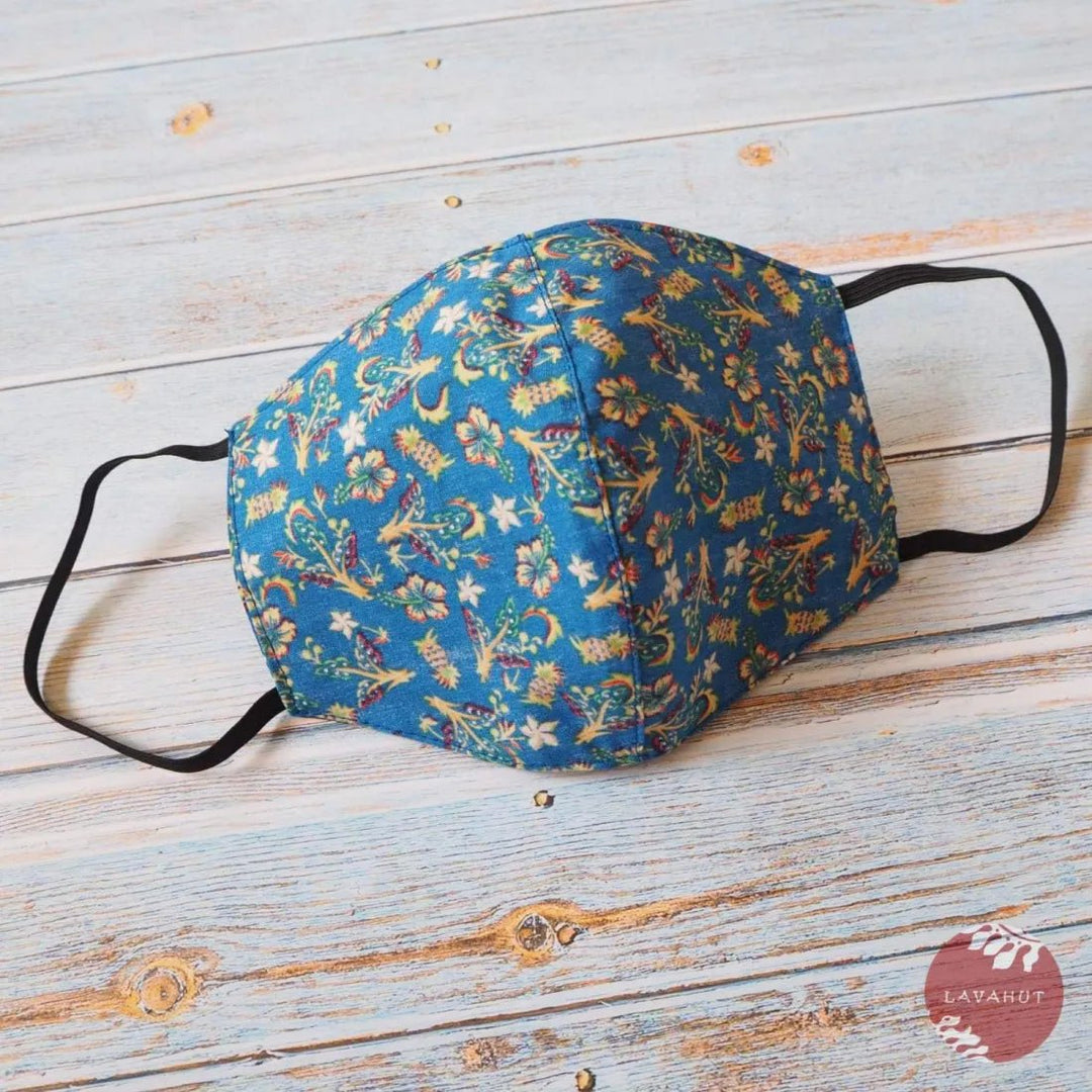 Hawaiian Face Mask • Blue Waikiki – Authentic Hawaiian Face Mask by Lavahut