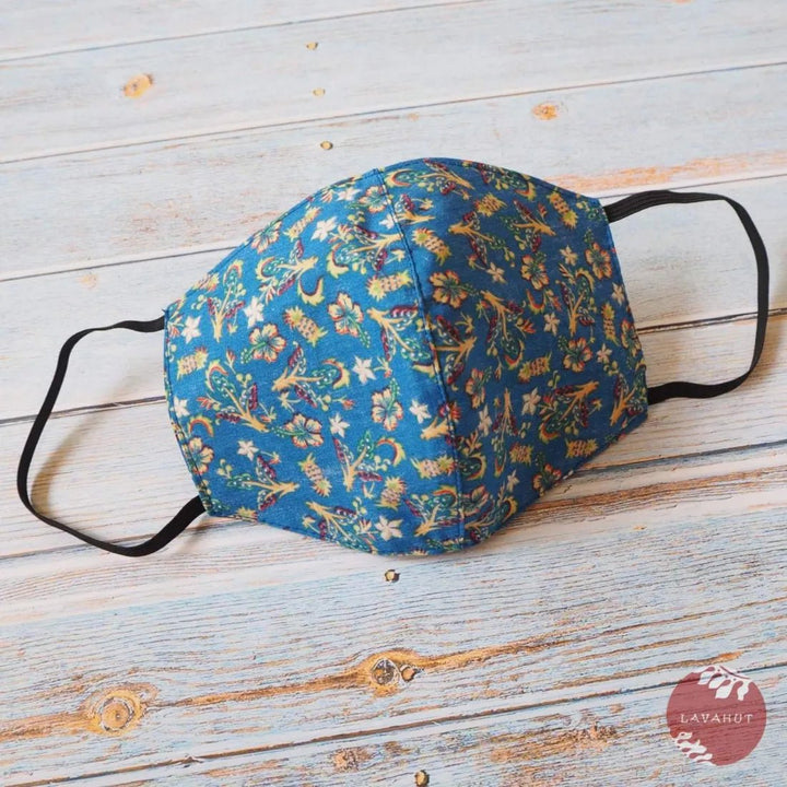 Hawaiian Face Mask • Blue Waikiki – Authentic Hawaiian Face Mask by Lavahut