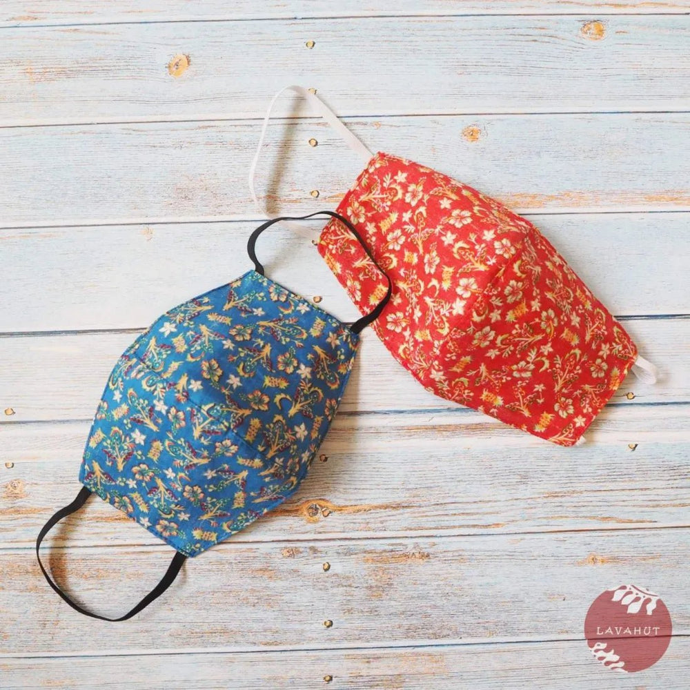 Hawaiian Face Mask • Blue Waikiki – Authentic Hawaiian Face Mask by Lavahut