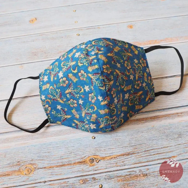 Hawaiian Face Mask • Blue Waikiki - Made in Hawaii