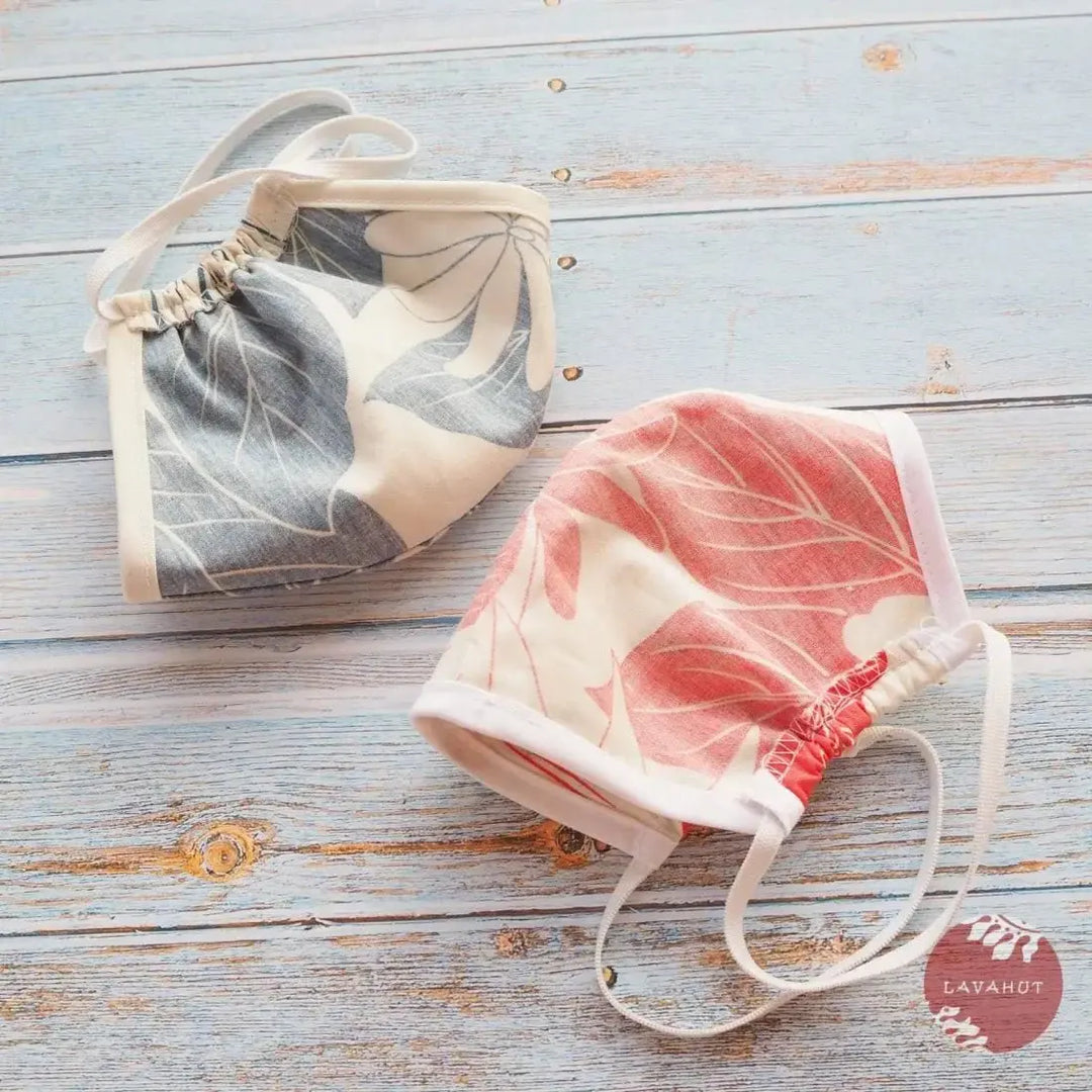 Hawaiian Face Mask • Coral Haven + Trim - Made in Hawaii