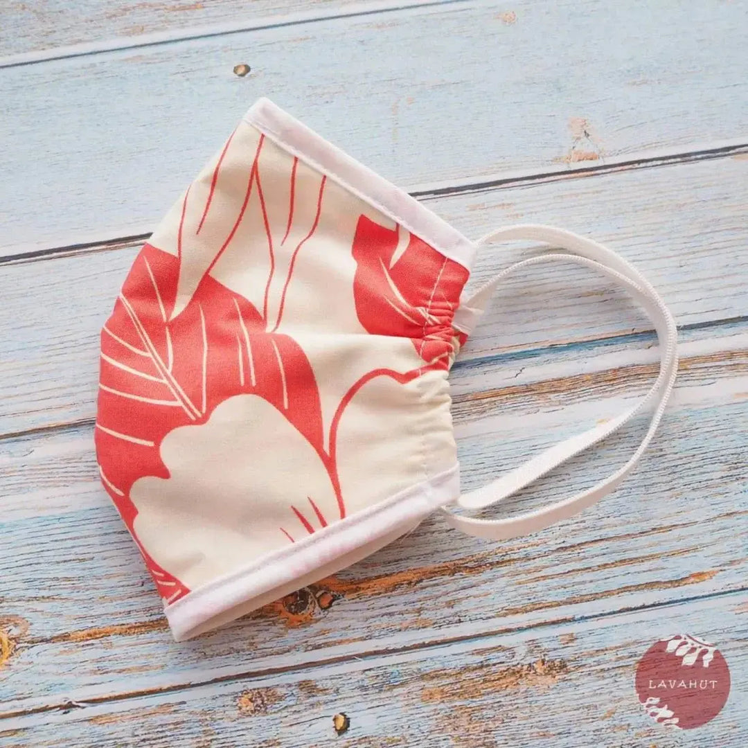 Hawaiian Face Mask • Coral Haven + Trim - Made in Hawaii
