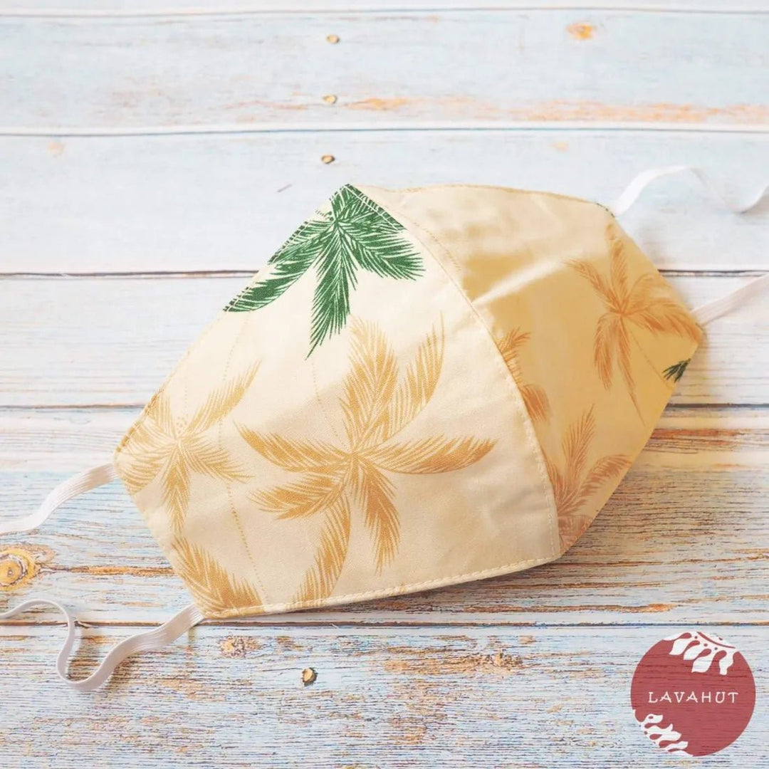 Hawaiian Face Mask • Cream Palm Beach – Authentic Hawaiian Face Mask by Lavahut