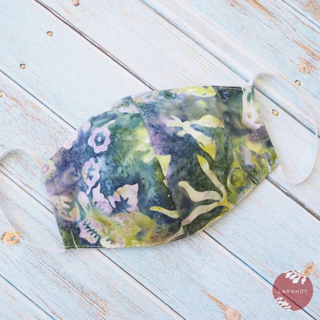 Hawaiian Face Mask • Green Na Pali – Authentic Hawaiian Face Mask by Lavahut