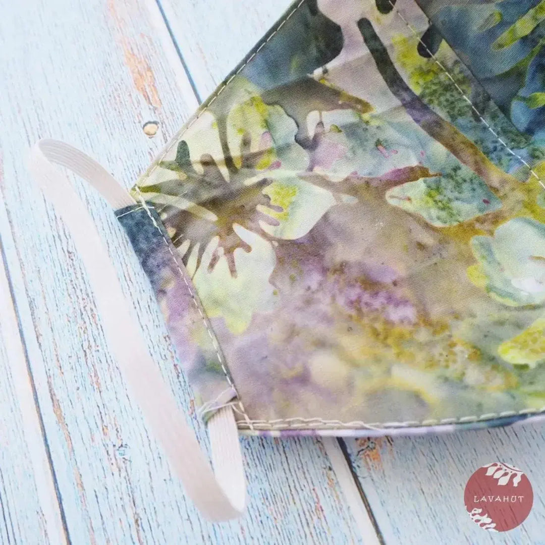 Hawaiian Face Mask • Green Na Pali - Made in Hawaii