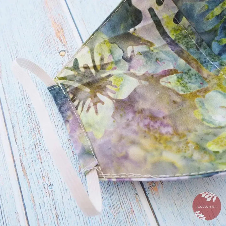 Hawaiian Face Mask • Green Na Pali - Made in Hawaii