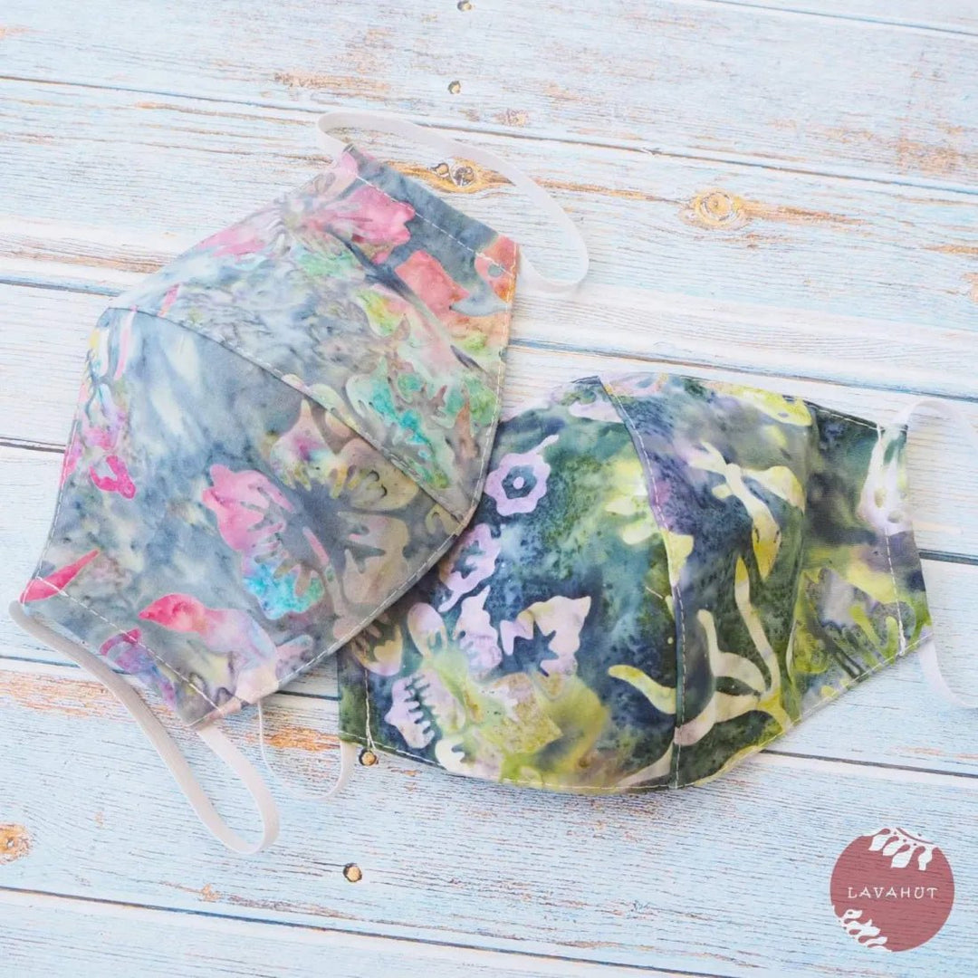 Hawaiian Face Mask • Grey Na Pali – Authentic Hawaiian Face Mask by Lavahut
