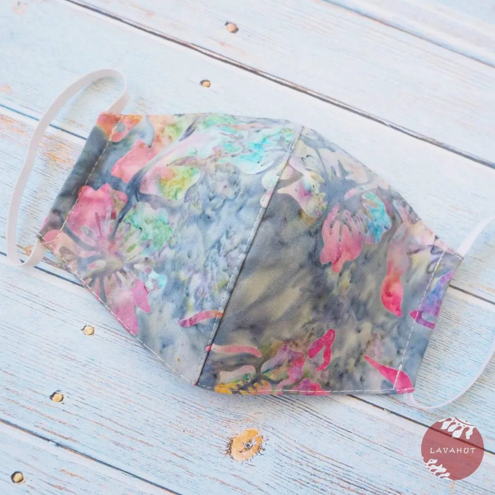 Hawaiian Face Mask • Grey Na Pali – Authentic Hawaiian Face Mask by Lavahut