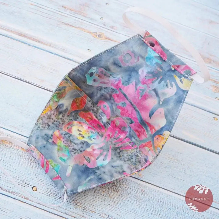 Hawaiian Face Mask • Grey Na Pali - Made in Hawaii