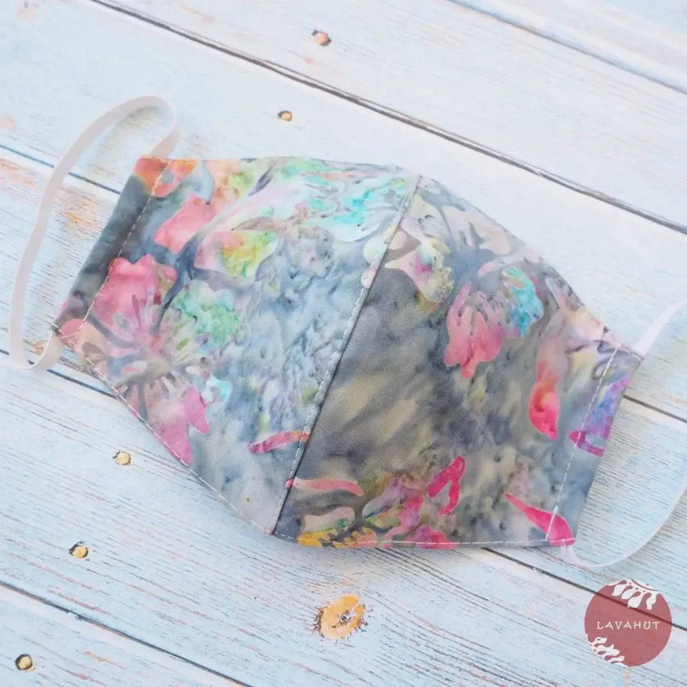 Hawaiian Face Mask • Grey Na Pali - Made in Hawaii