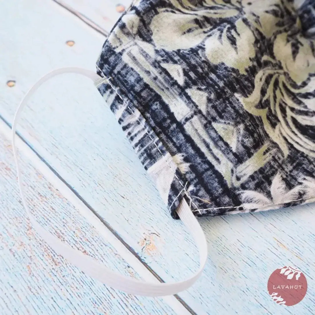 Hawaiian Face Mask • Grey Rock Wall - Made in Hawaii