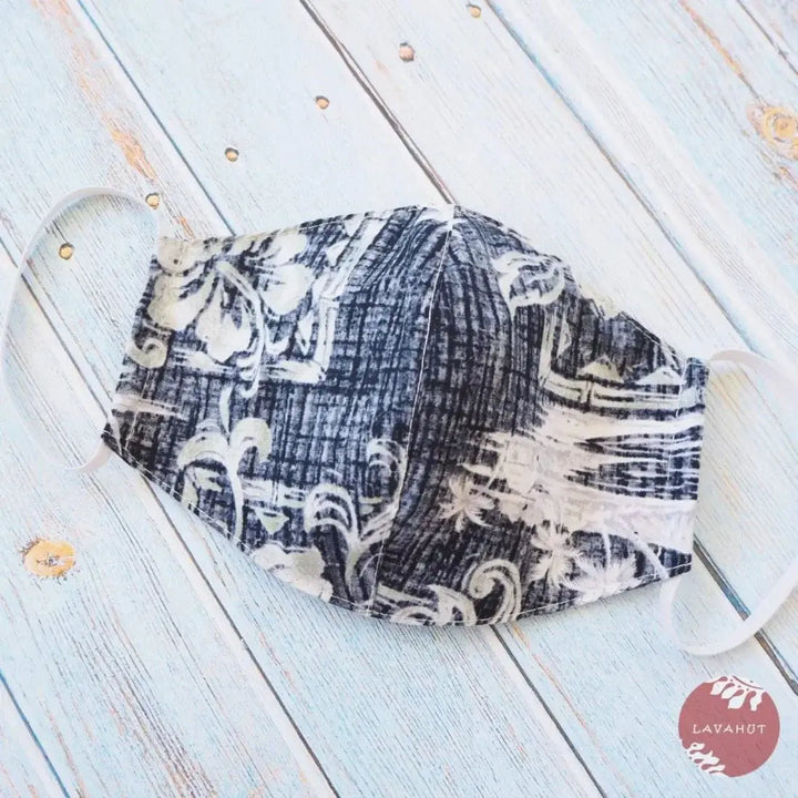 Hawaiian Face Mask • Grey Rock Wall - Made in Hawaii