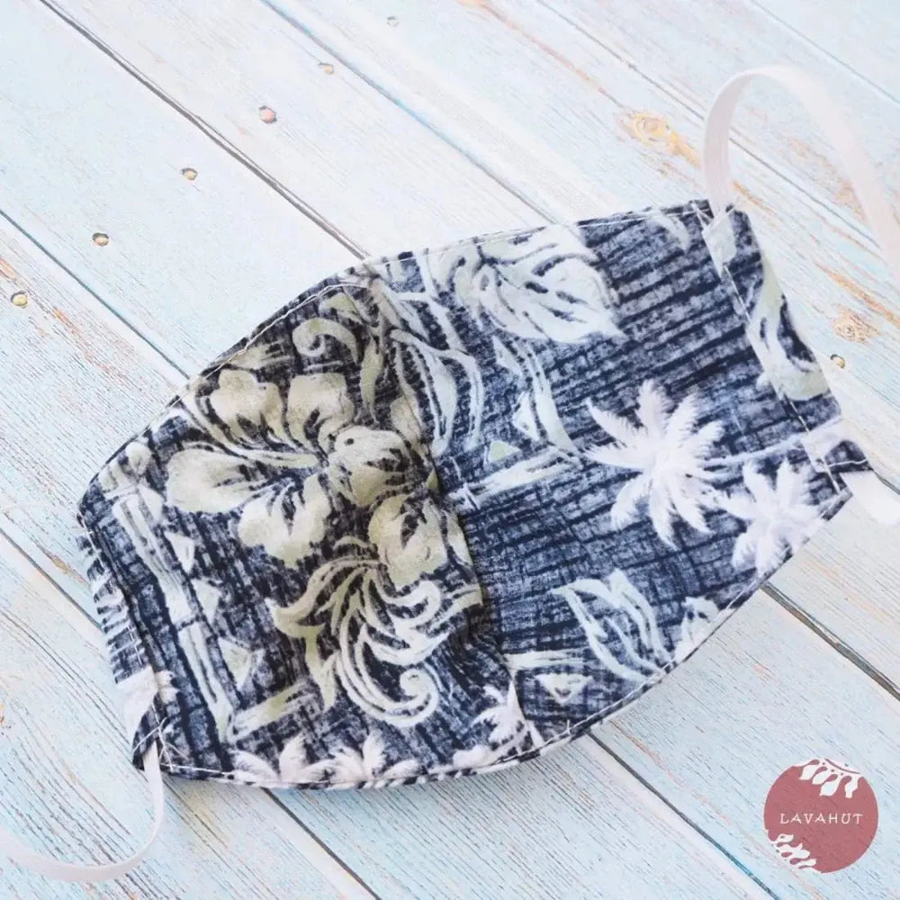 Hawaiian Face Mask • Grey Rock Wall - Made in Hawaii