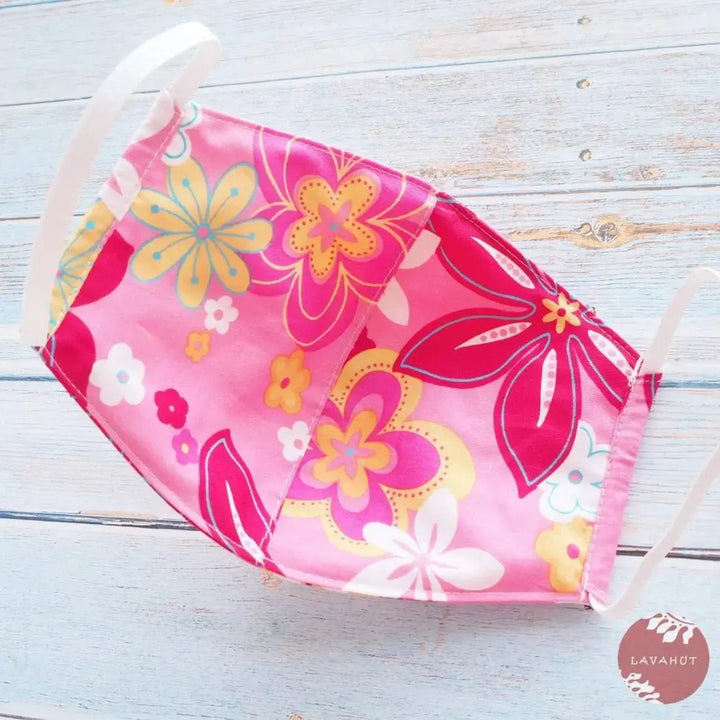 Hawaiian Face Mask • Magenta Boogie - Made in Hawaii