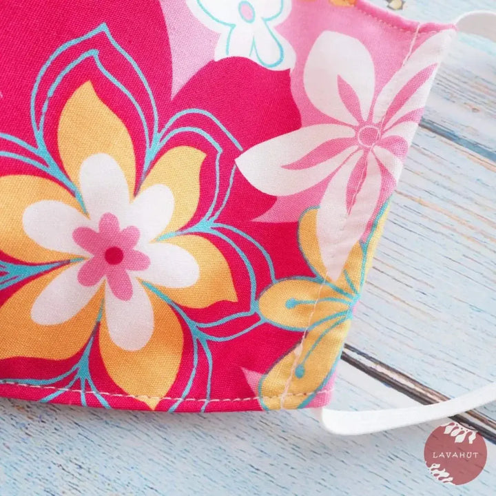 Hawaiian Face Mask • Magenta Boogie - Made in Hawaii