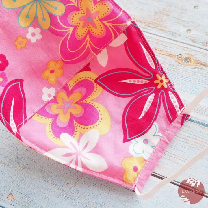Hawaiian Face Mask • Magenta Boogie - Made in Hawaii