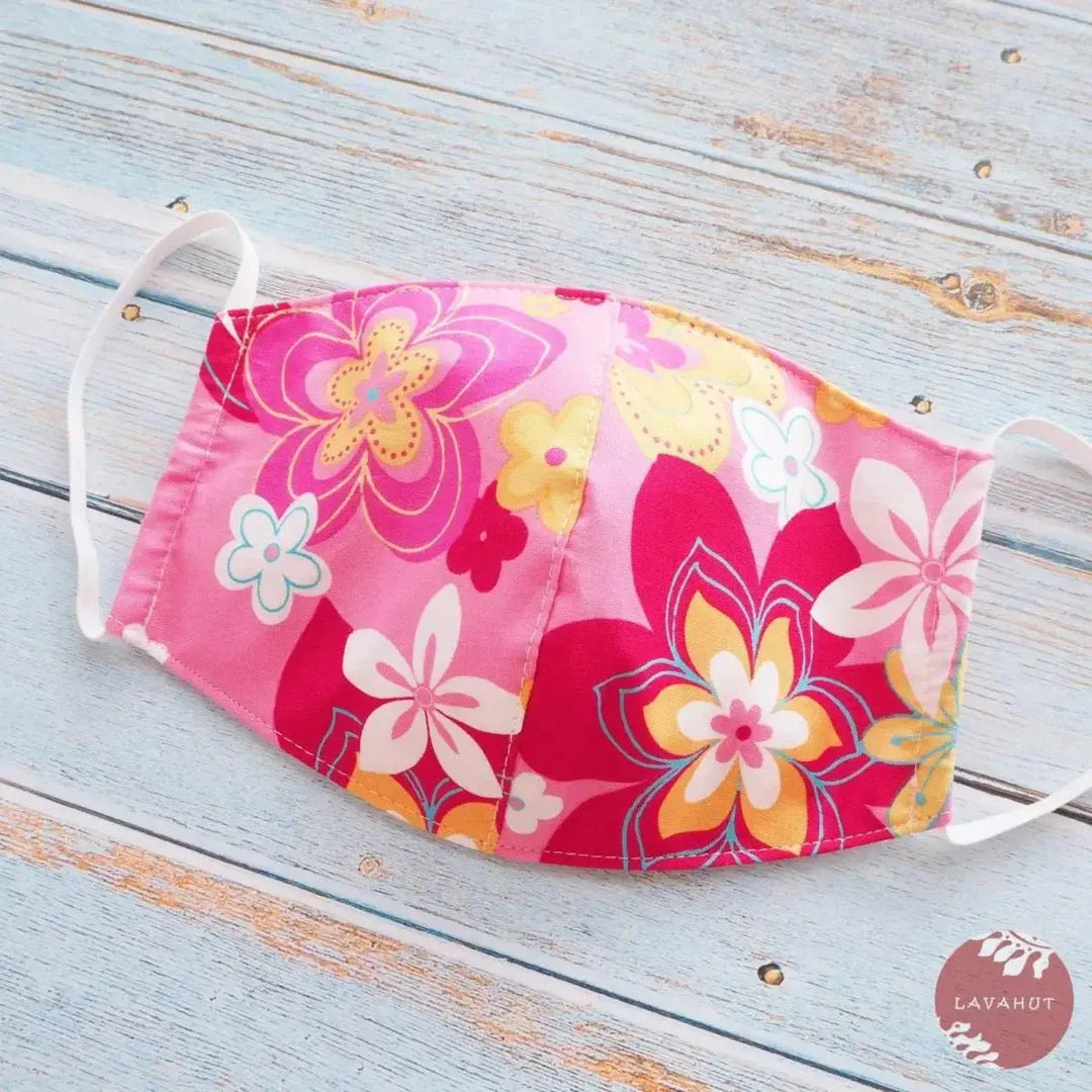 Hawaiian Face Mask • Magenta Boogie - Made in Hawaii