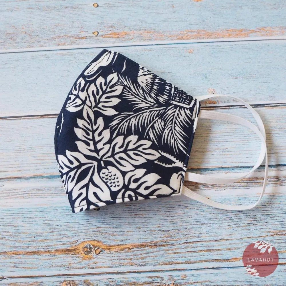 Hawaiian Face Mask • Navy Island – Authentic Hawaiian Face Mask by Lavahut