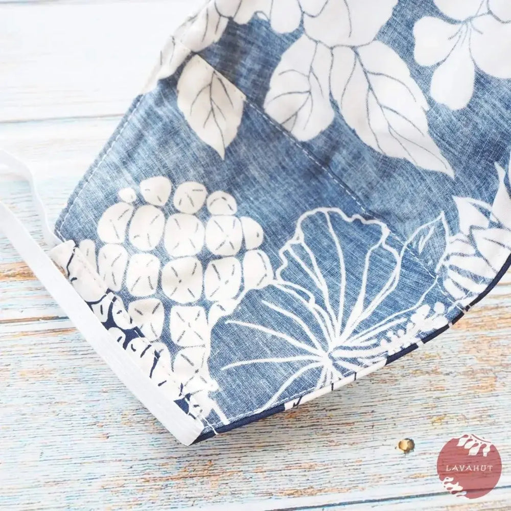 Hawaiian Face Mask • Navy Koloa - Made in Hawaii
